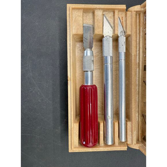Vintage X-Acto Knife Set – Precision Cutting Kit with Blades & Handles - Picture 3 of 9